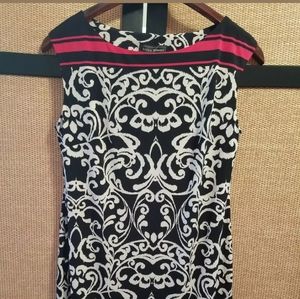 JESSICA HOWARD Sleeveless Dress Size Medium BLACK/
